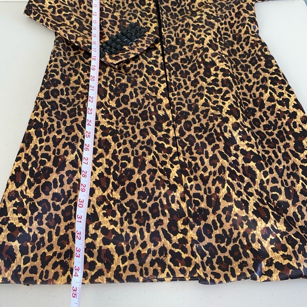 RARE Leopard Print Over Coat | Embellished Collar & Sleeves | Statement Piece - Picture 12 of 13